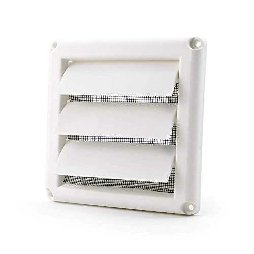Funmit 10.2 cm White Wall Vent Grille