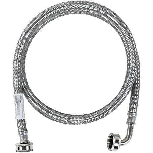 Braided Stainless Steel Washing Machine Hose, 6ft