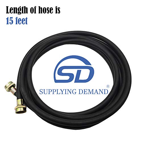 15 Foot Washer Fill Hose with Gaskets