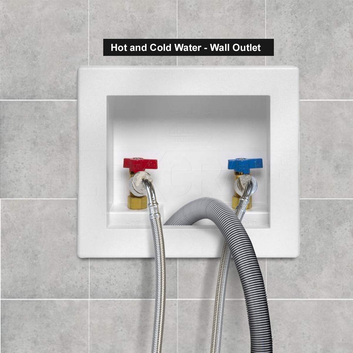 Stainless Steel Washing Machine Supply Line - 5 Ft