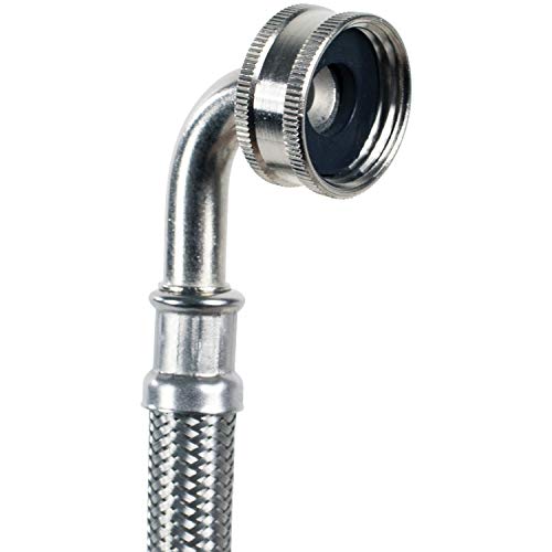 Braided Stainless Steel Washing Machine Hose, 6ft