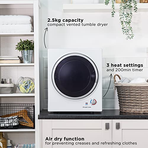 Russell Hobbs 2.5kg Compact Mini Tumble Dryer