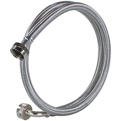 Braided Stainless Steel Washing Machine Hose, 6ft
