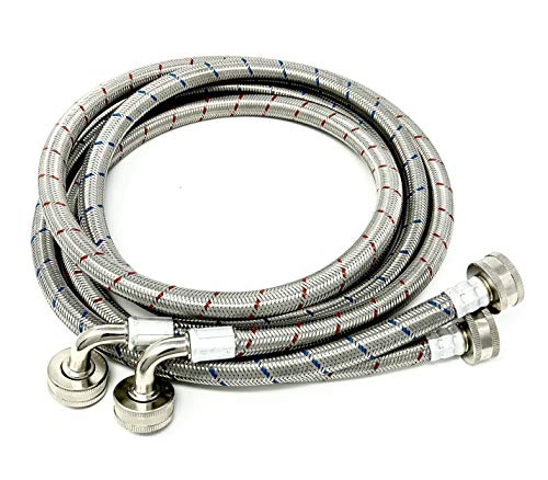 Premium Stainless Steel Washing Machine Hoses – 1.83m