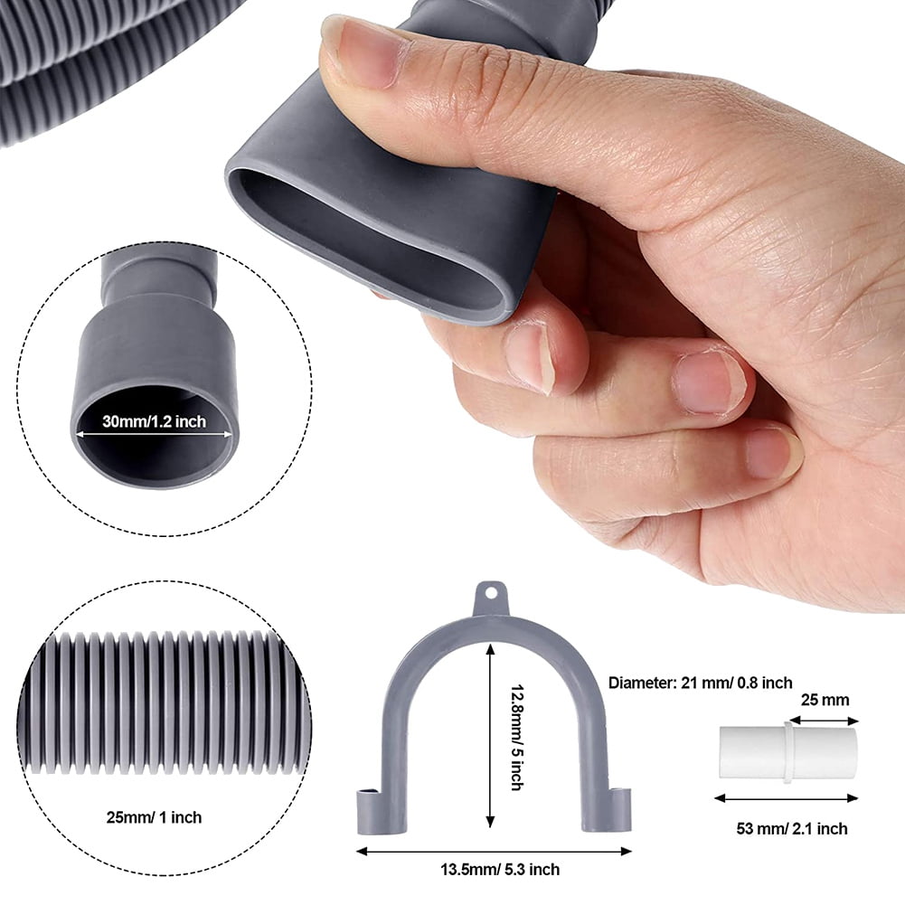 10 ft Flexible Washing Machine Drain Hose Kit