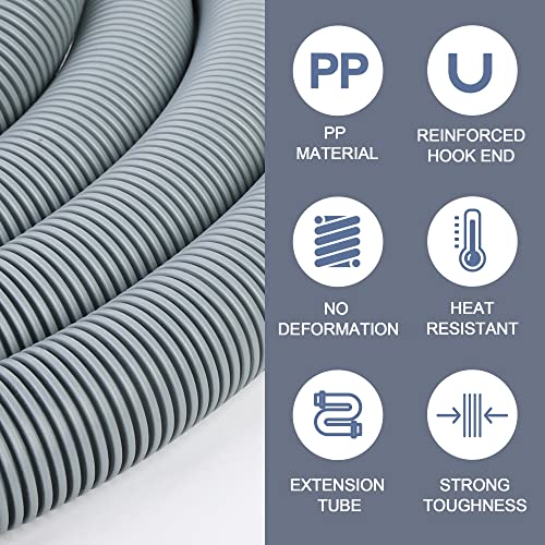 Vataler Flexible Washing Machine Drain Hose Kit