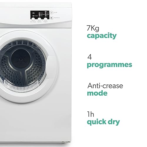 Electriq 7kg Vented Freestanding Tumble Dryer