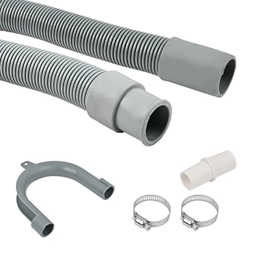 DODUOS 2.5M Universal Washing Machine Drain Hose Kit