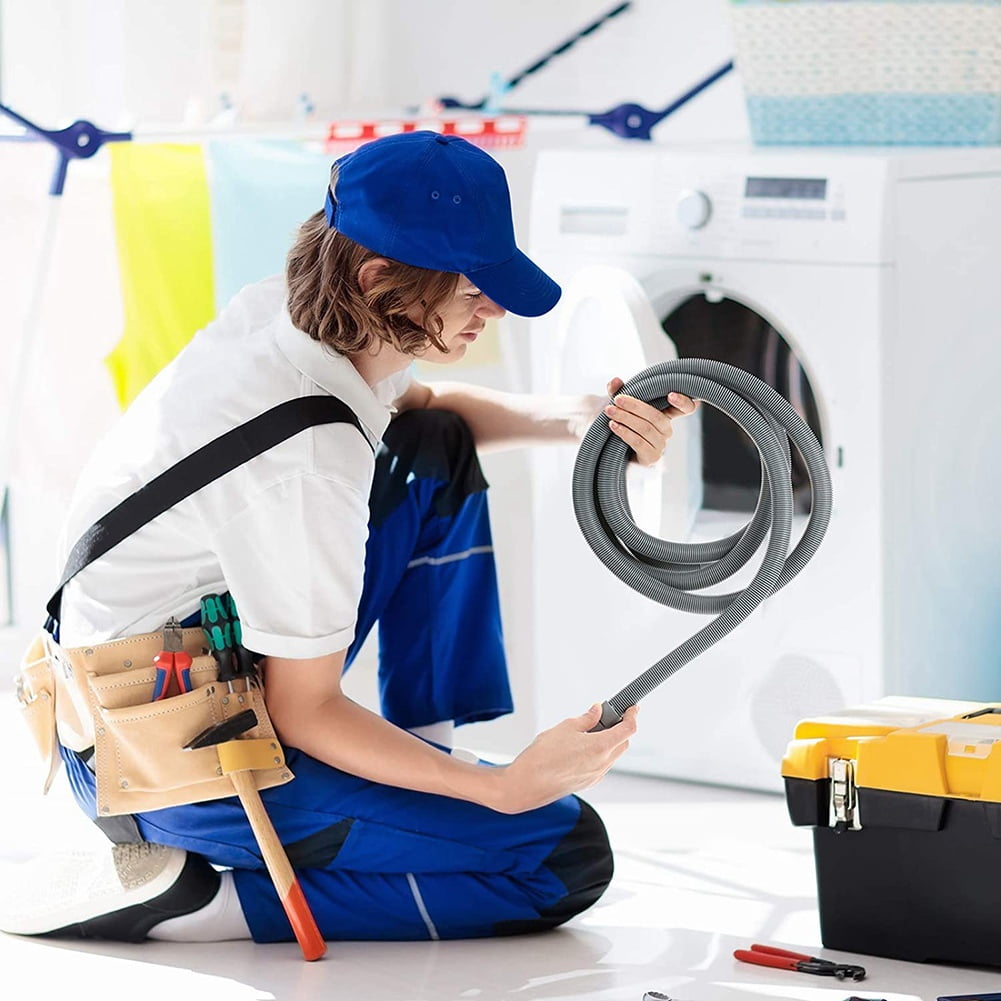 10 ft Flexible Washing Machine Drain Hose Kit