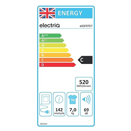 Electriq 7kg Vented Freestanding Tumble Dryer