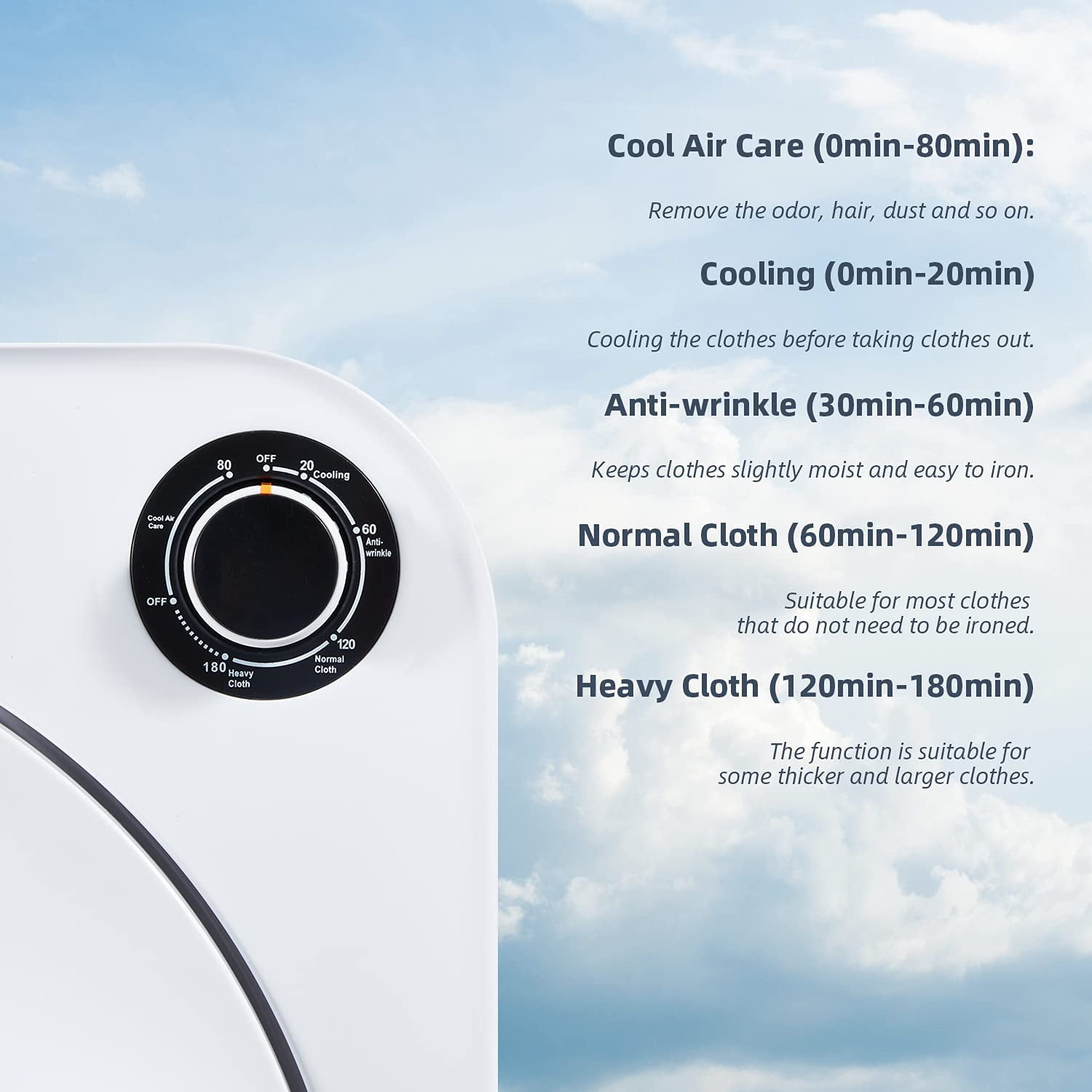Erommy Compact Electric Laundry Dryer - 9 lbs