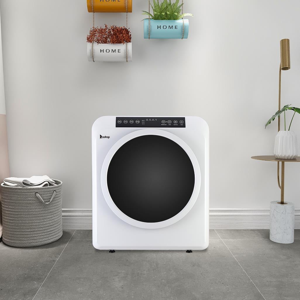 Winado 13lbs Electric Compact Tumble Dryer, White