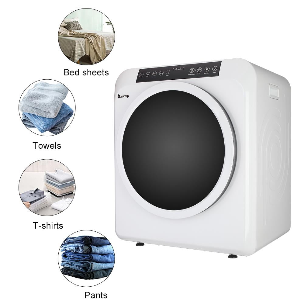 Winado 13lbs Electric Compact Tumble Dryer, White