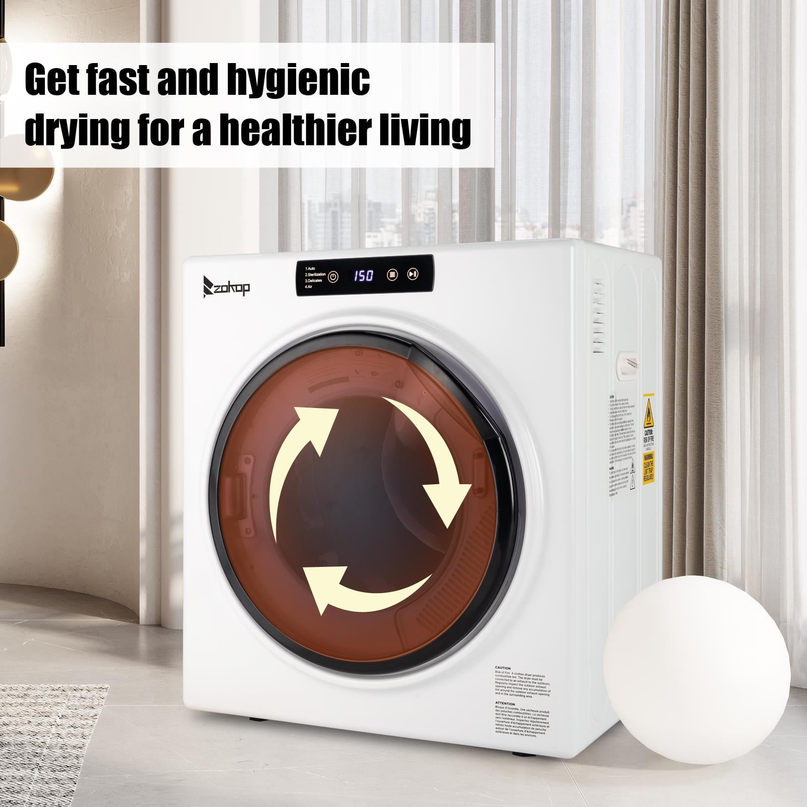 SalonMore Compact 3.5 cu ft Electric Tumble Dryer
