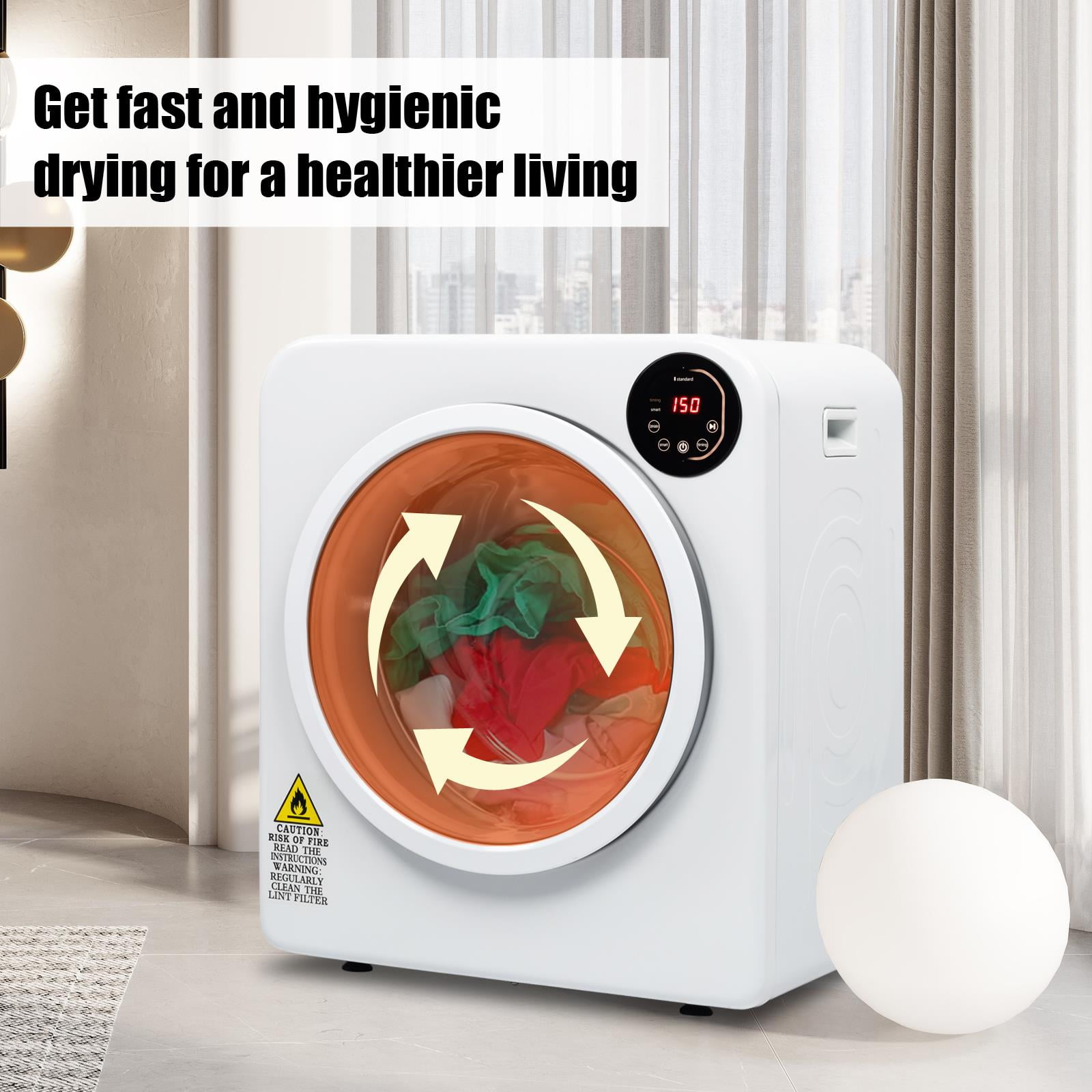 Ktaxon 3.5 cu. ft. Portable Compact Dryer