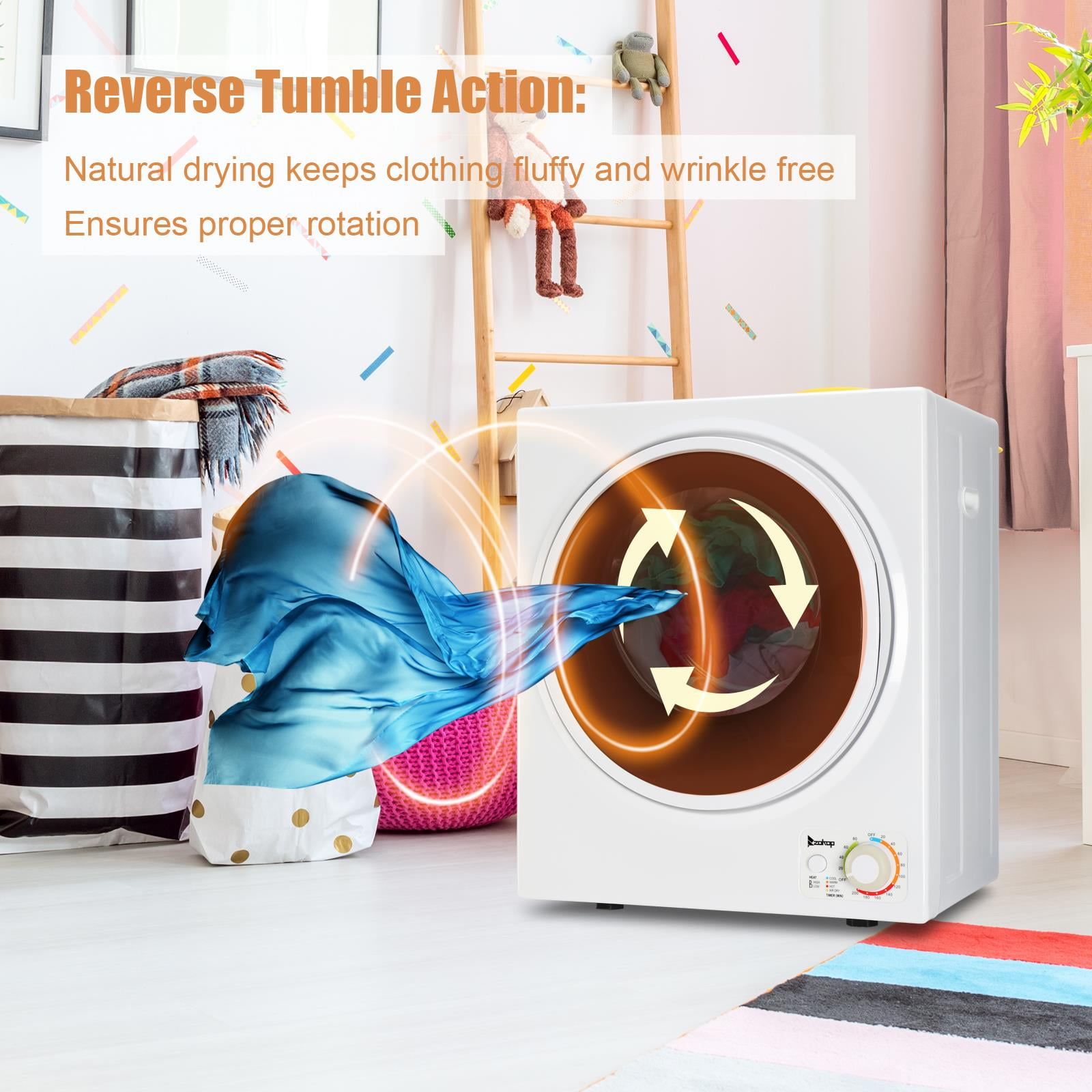 Ktaxon 1.6 cu. ft. Compact Electric Dryer