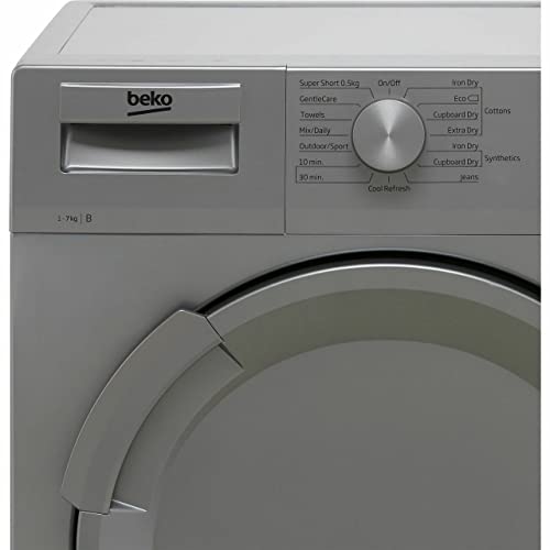 Beko 7kg Silver Freestanding Condenser Tumble Dryer