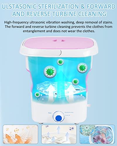 Portable 2kg Mini Ultrasonic Washing Machine
