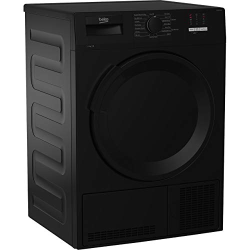 Beko 7kg Black Freestanding Condenser Dryer