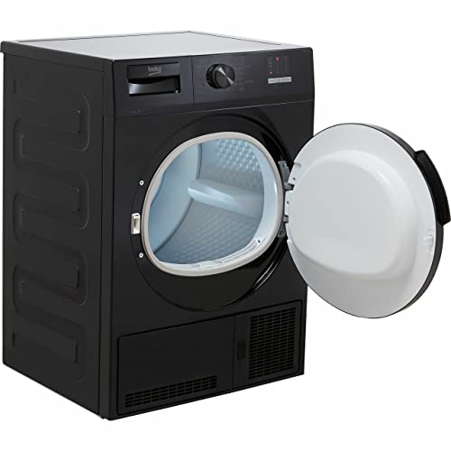 Beko 7kg Black Freestanding Condenser Dryer