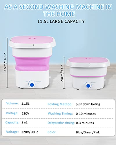 Portable 2kg Mini Ultrasonic Washing Machine