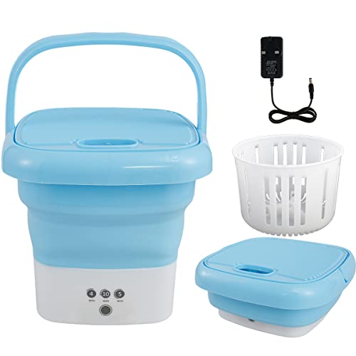 Mini Portable Ultrasonic Washing Machine with Drain Basket