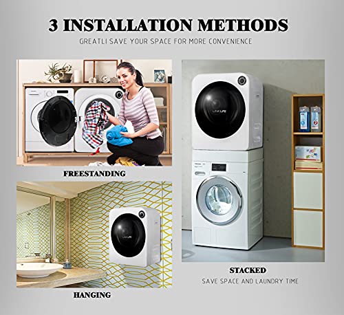 LINKLIFE 11Lbs Portable Electric Clothes Dryer