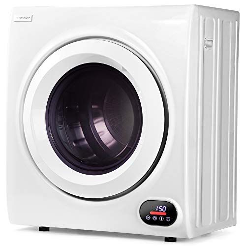 Euhomy 2.6 cu ft Compact Clothes Dryer - White