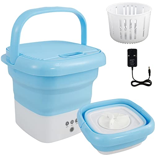 Mini Portable Ultrasonic Washing Machine with Drain Basket