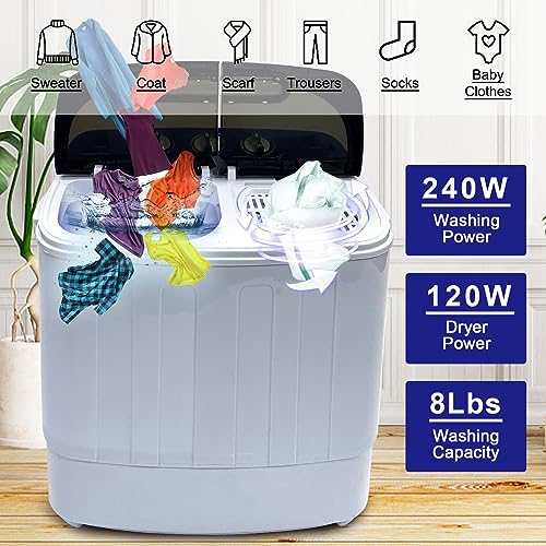 Display4top Compact Twin Tub Washing Machine and Dryer