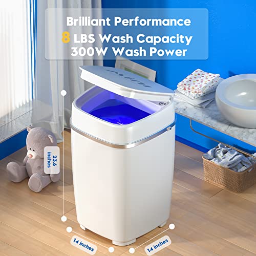 Auertech 8LBS Portable Mini Washing Machine
