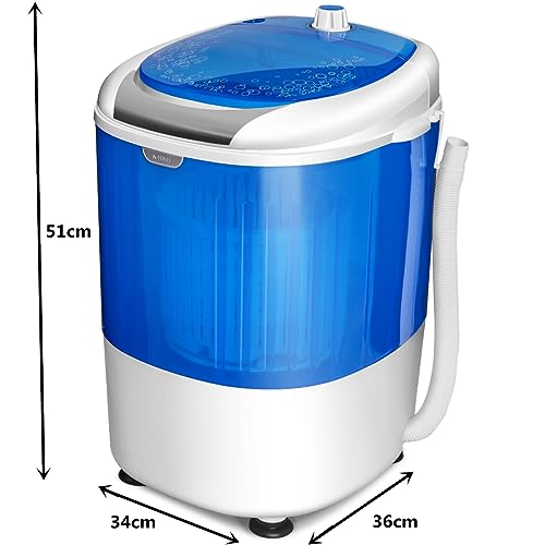 TANGZON 2-in-1 Portable Mini Washer and Spin Dryer