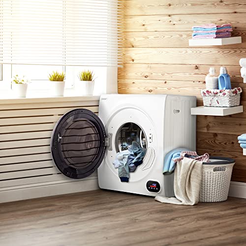 Euhomy 2.6 cu ft Compact Clothes Dryer - White