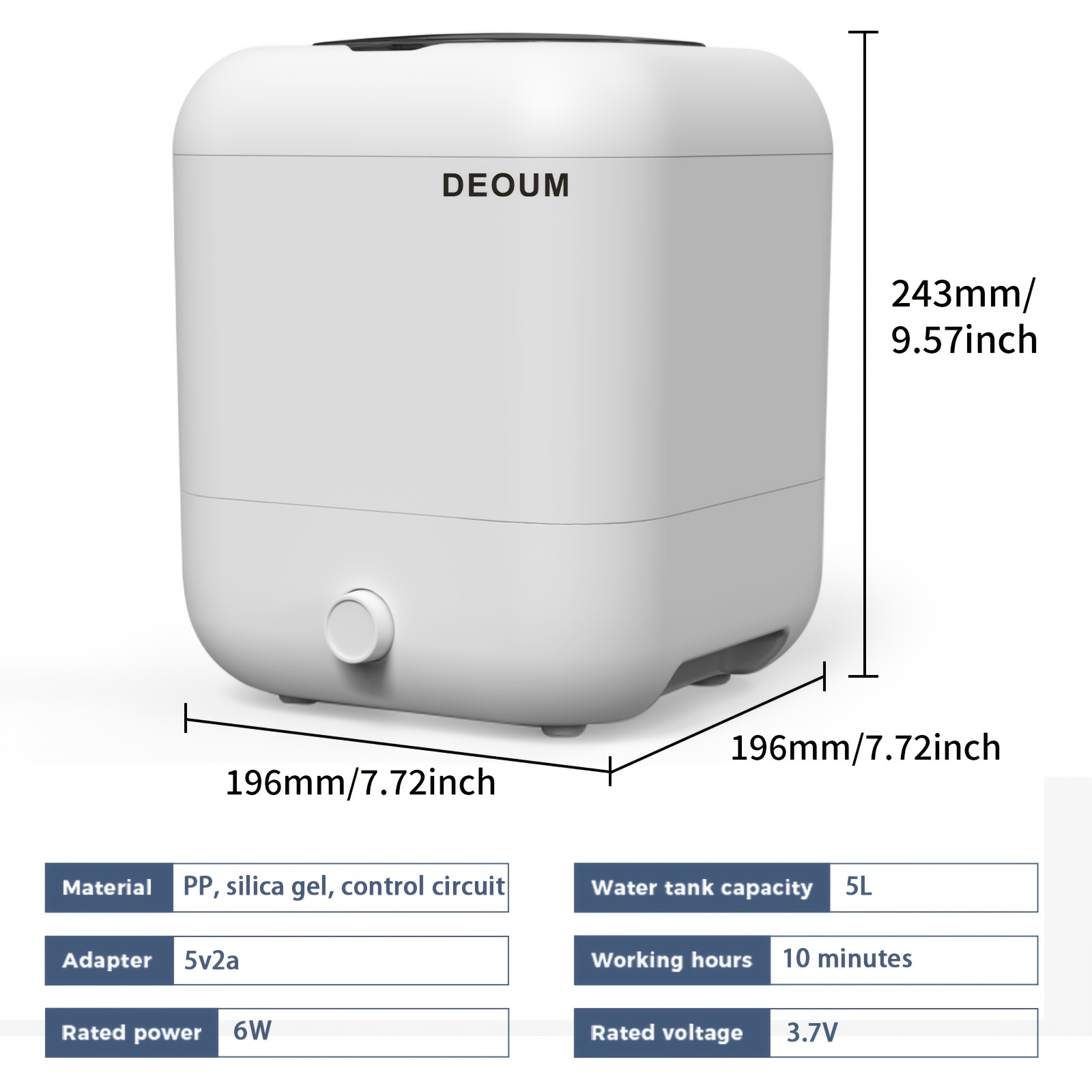Aessdcan DEOUM Portable Mini Washing Machine