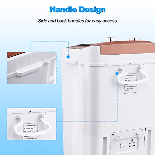Portable 2-in-1 Mini Washing Machine & Spin Dryer