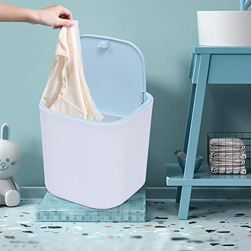 Oukaning 3.8L Portable Mini Washing Machine Blue