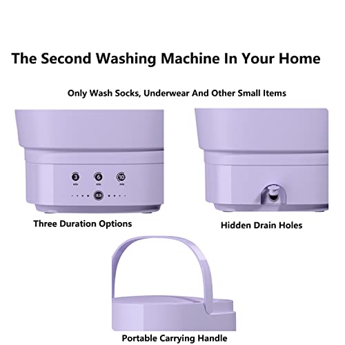 Portable Foldable Mini Washing Machine for Travel