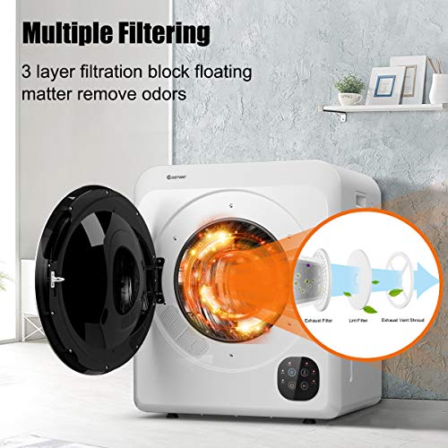 COSTWAY 1700W Compact Electric Tumble Dryer