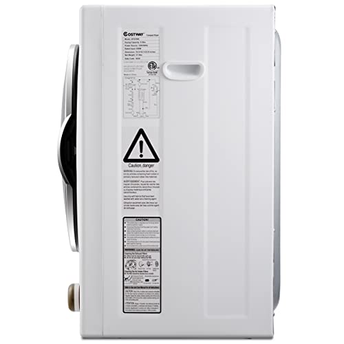 COSTWAY VD-23598EP Electric Tumble Dryer Silver