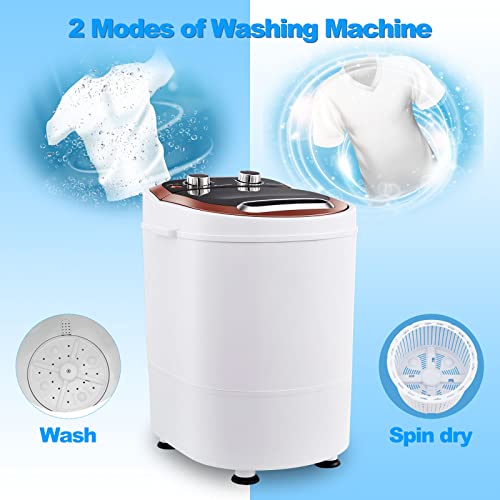Portable 2-in-1 Mini Washing Machine & Spin Dryer