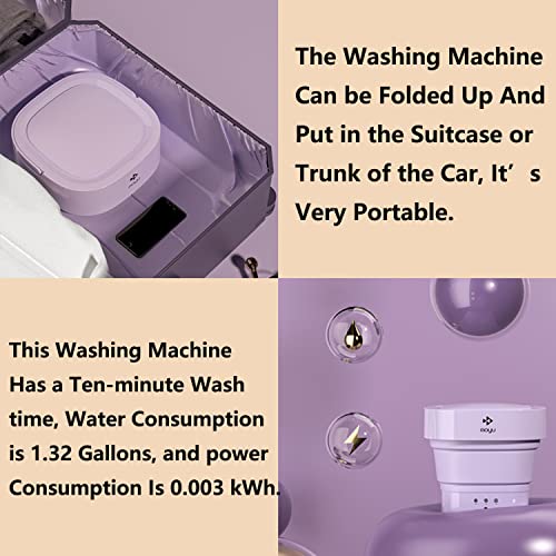 Portable Foldable Mini Washing Machine for Travel