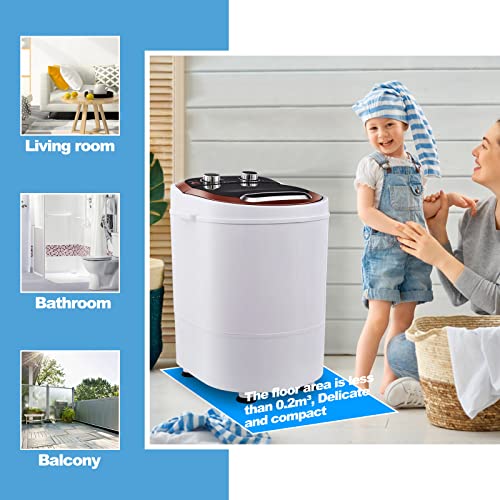 Portable 2-in-1 Mini Washing Machine & Spin Dryer