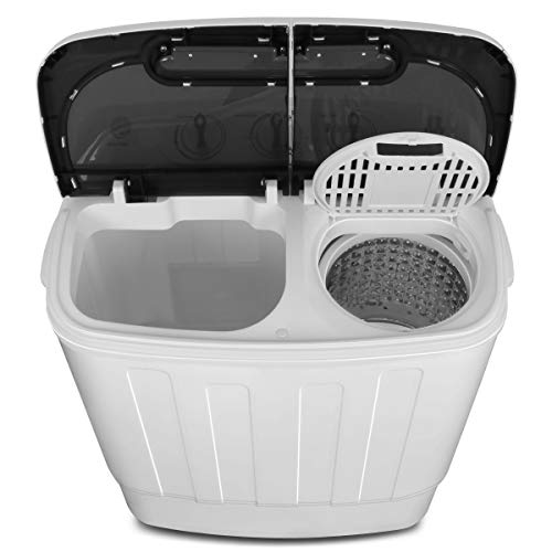 Portable Washing Machine with Spin Cycle and Drain