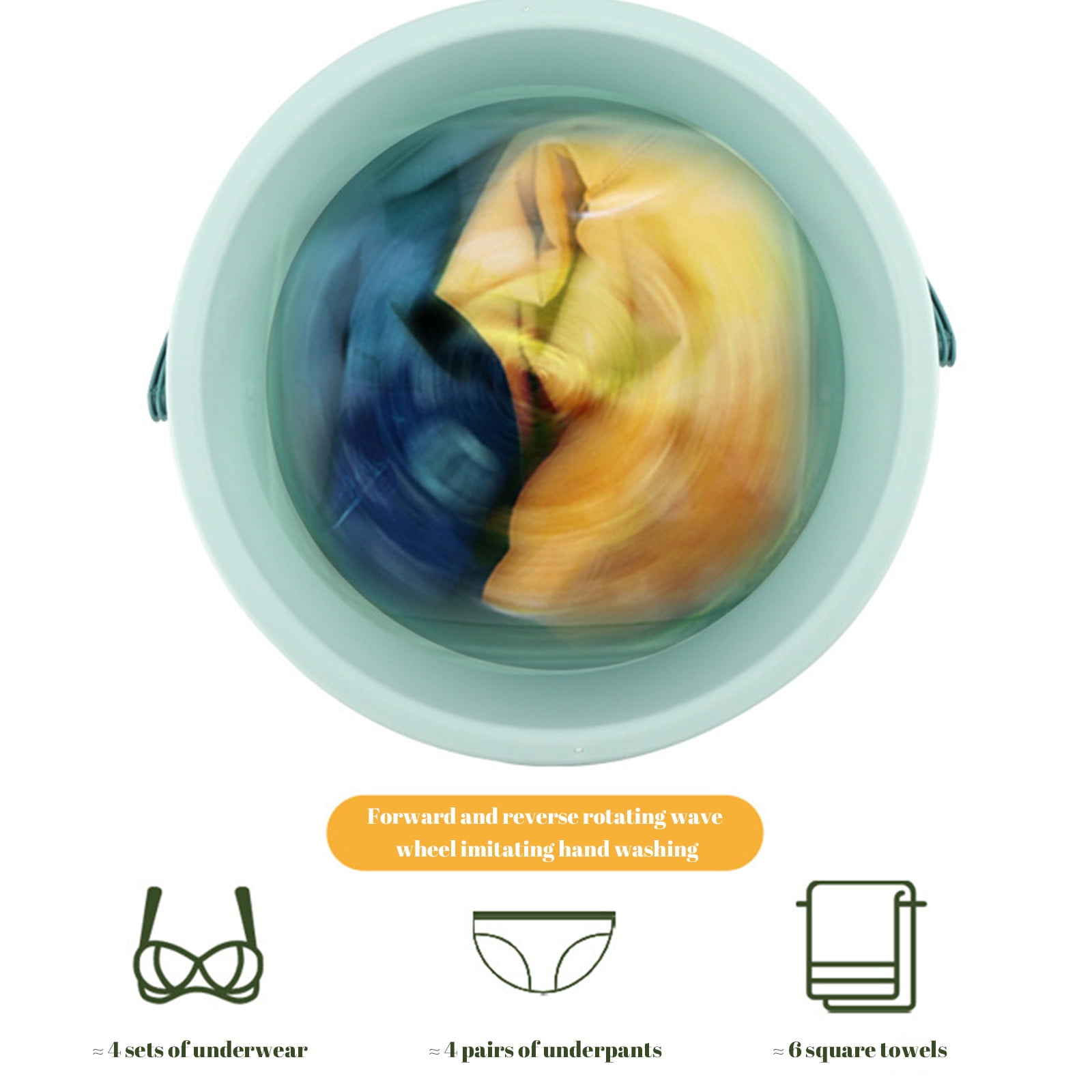 Dezsed Mini Portable Folding Washing Machine