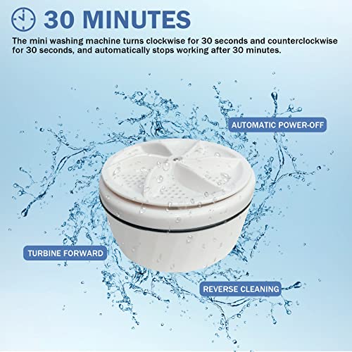 YOCEHOMI Mini Portable Washing Machine with USB