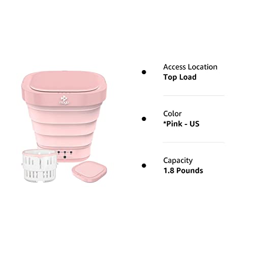 Mini Portable Washing Machine and Dryer - Pink