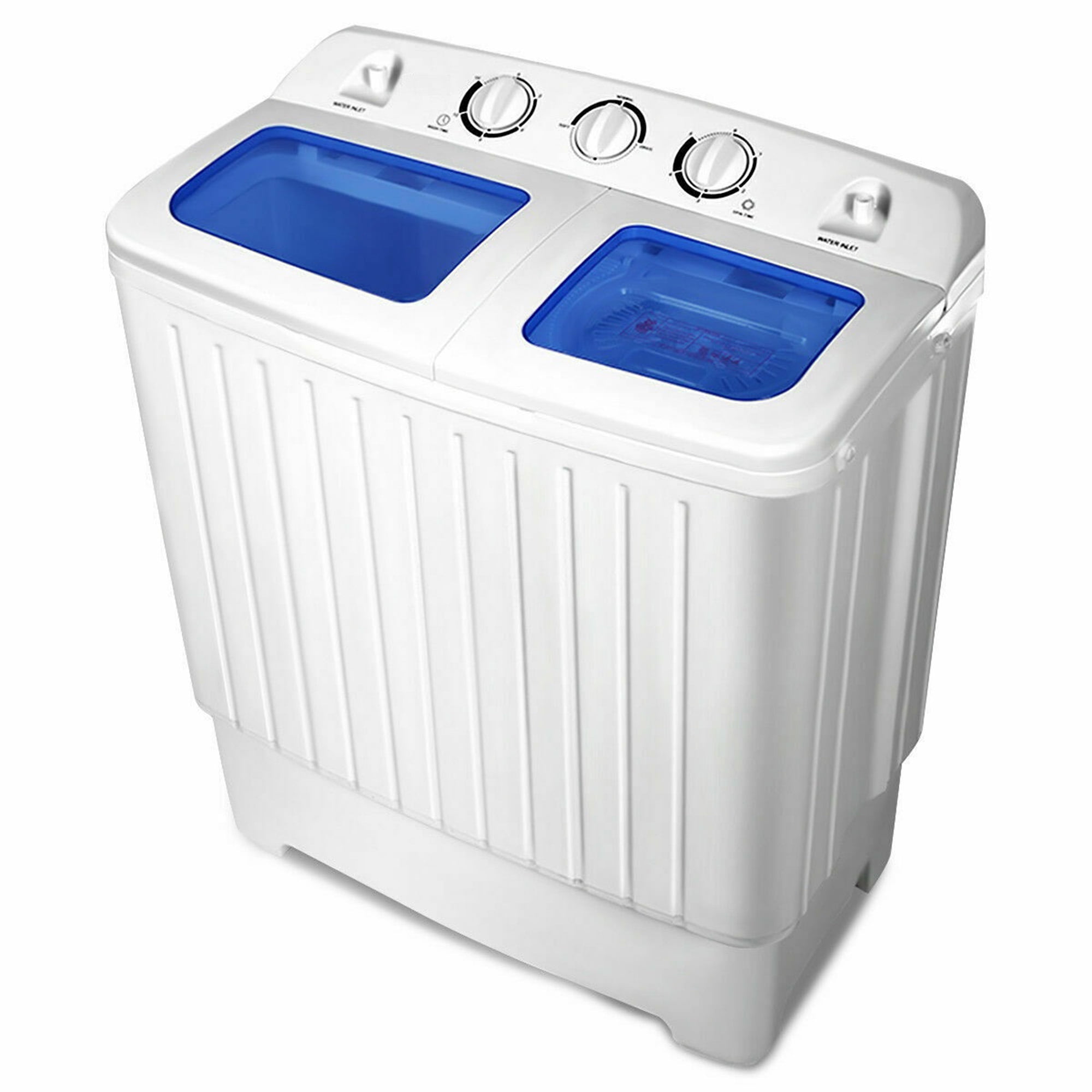 Gymax Compact Twin Tub Washing Machine 20 lbs