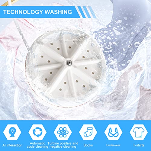 Portable Mini Ultrasonic Washing Machine for Travel