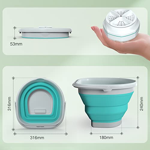 Portable Mini Washing Machine for Travel and Home