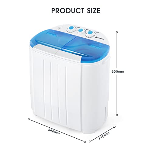 Compact 5 KG Twin Tub Washing Machine Combo